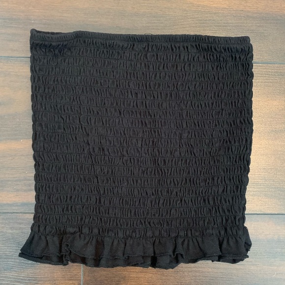 Cotton On Tops - Cotton On Black Smocked Tube Top